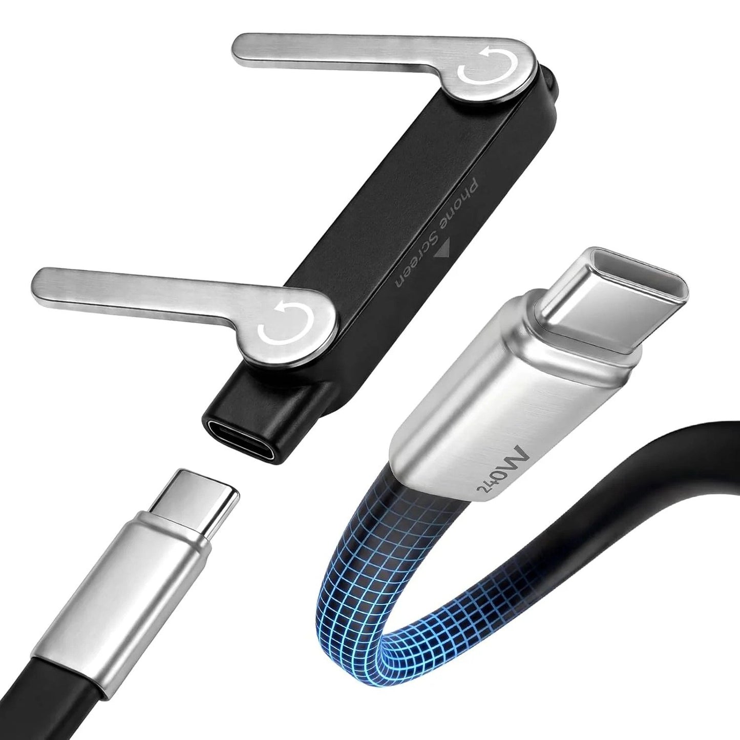 🔥Hot 50% OFF🔥Fast-Charging Cable with Detatchable Stand
