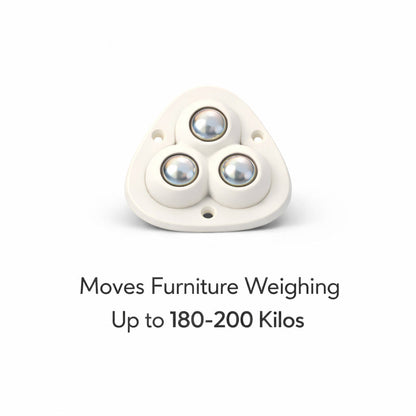 Move Sofas, Fridges & Almirahs Effortlessly - Heavy Duty 360° Rotating Furniture Mover Wheels