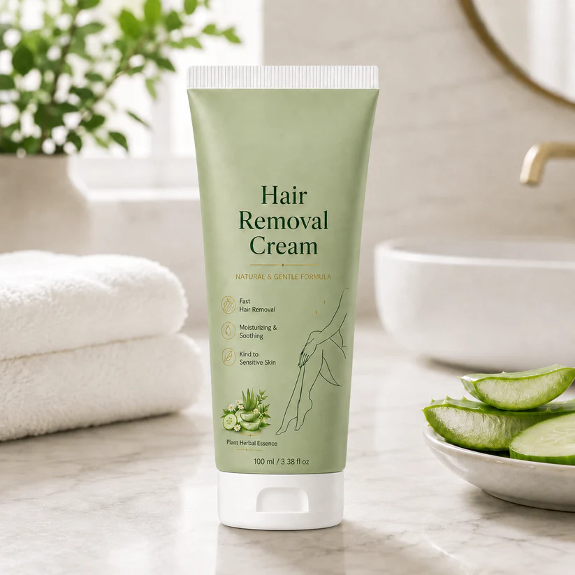 Ahlwo Painless Depilatory Cream – No Razor Bumps, No Harsh Odor