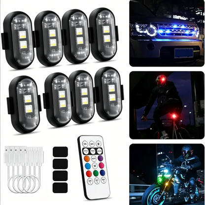 RGB Led Aircraft Strobe Light（Remote Wireless ）