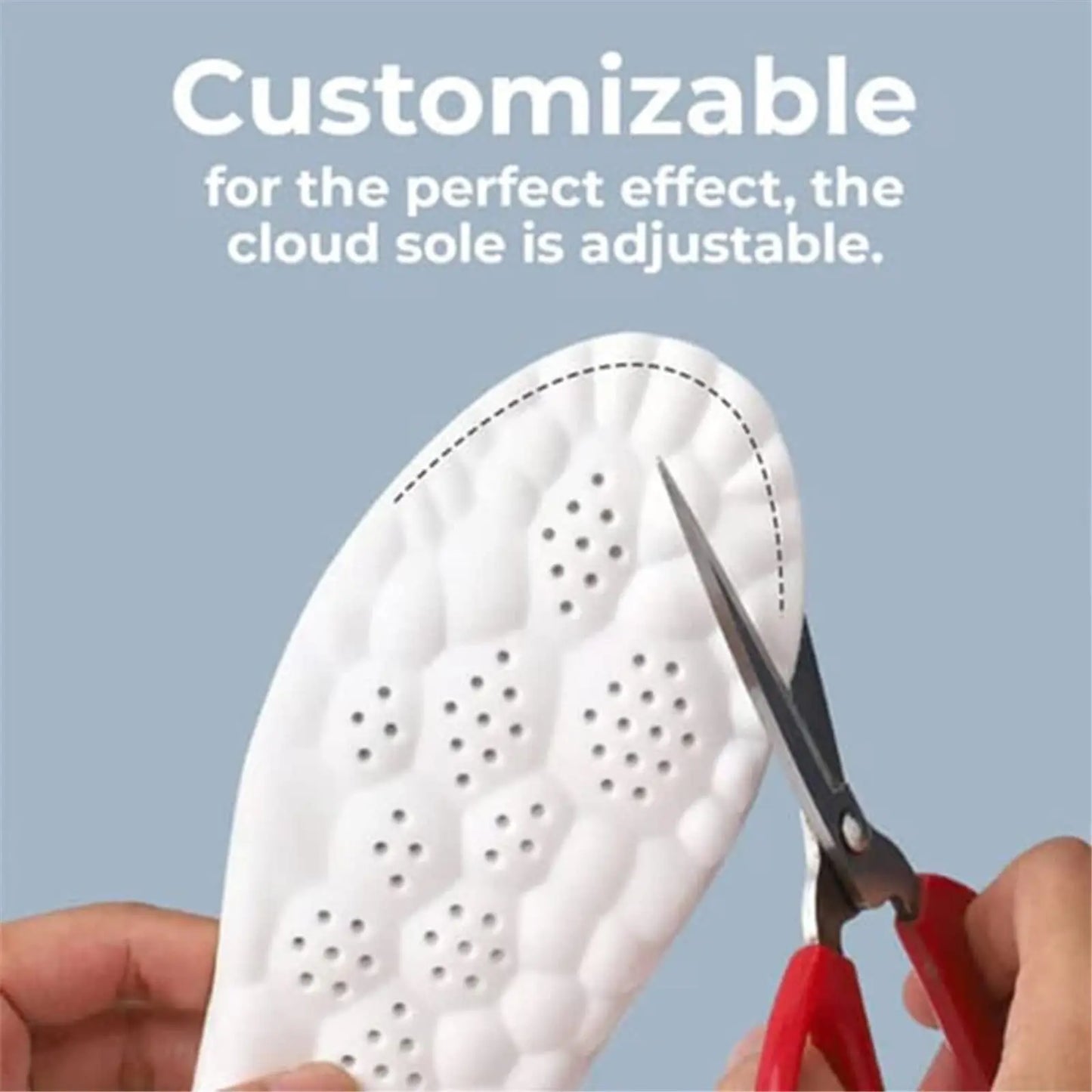 4D Cloud Insoles for Men Women - Anti Fatigue Shock Absorption Pain Relief