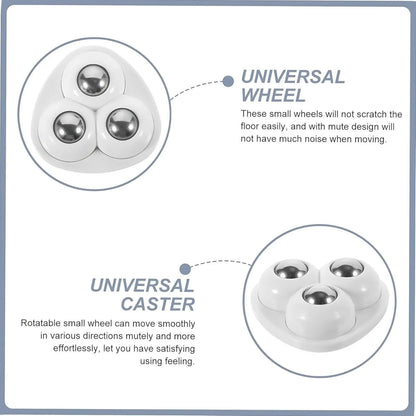 Move Sofas, Fridges & Almirahs Effortlessly - Heavy Duty 360° Rotating Furniture Mover Wheels