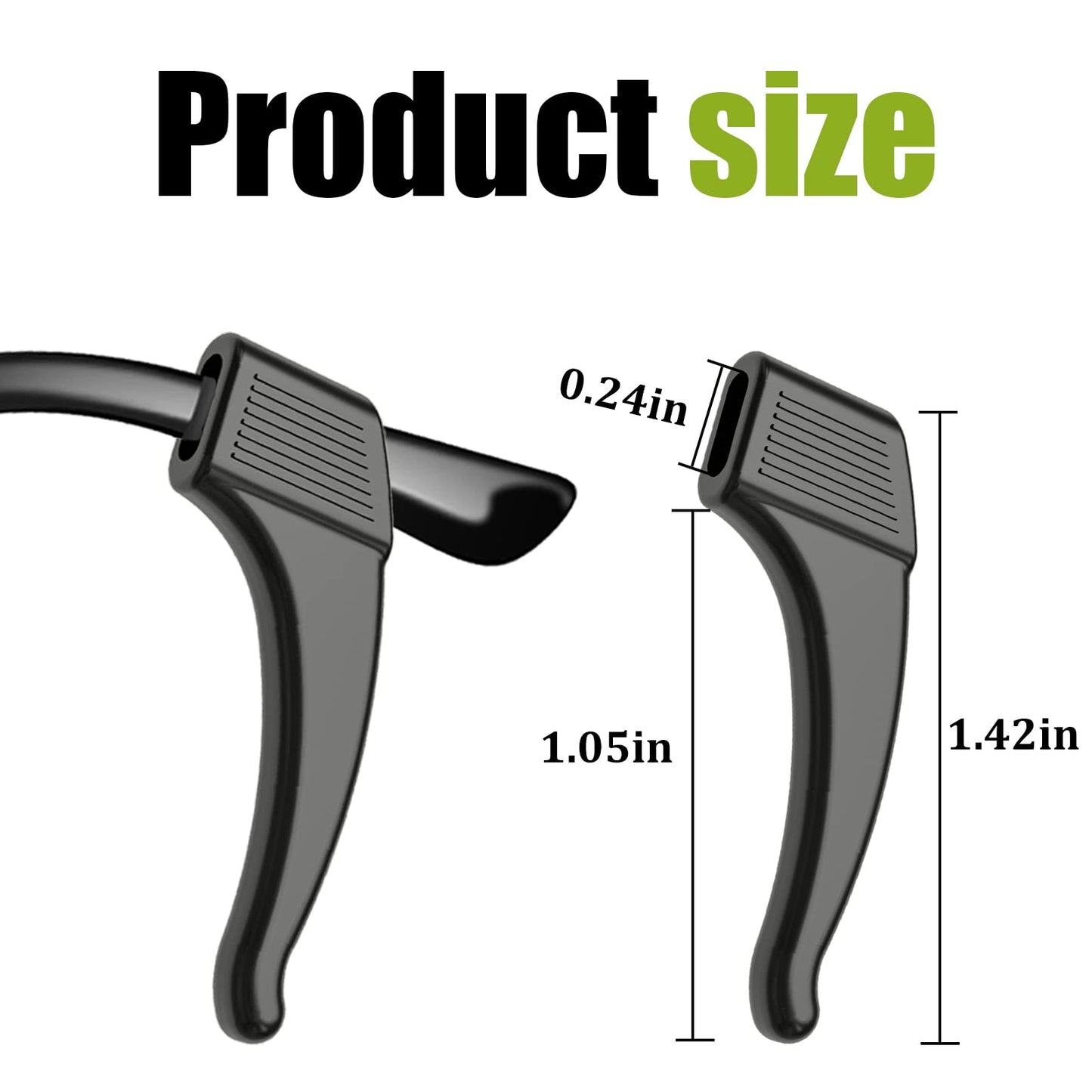 🔥Buy More Save More🔥14 Pairs Anti-Slip Eyeglass Ear Grips Hook
