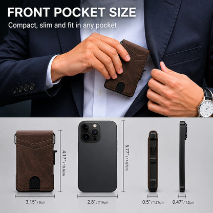 Exnercy MagVault® Minimalist Wallet - Maximum Capacity. Minimal Footprint.