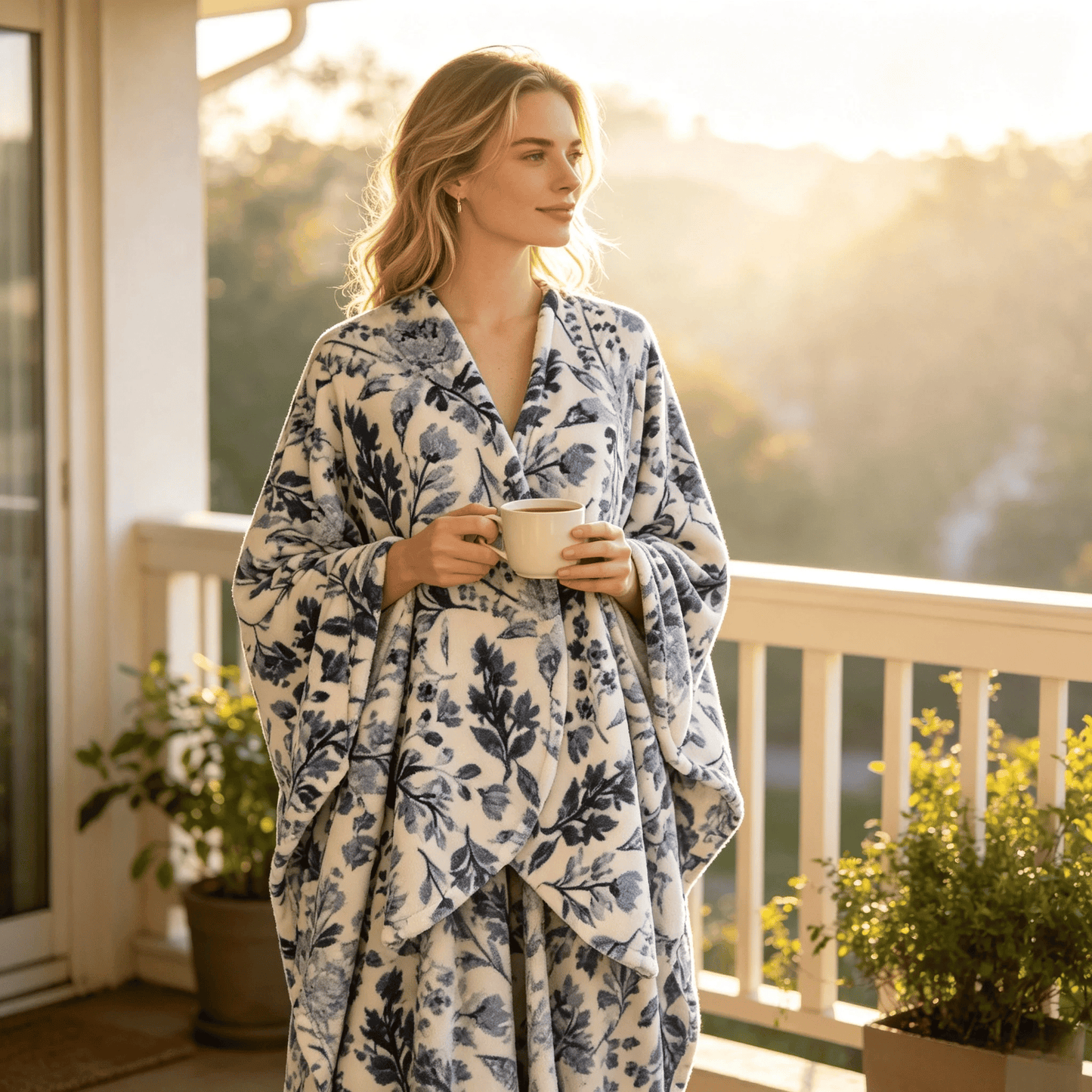 🛋️✨ Wearable Soft Blanket – Cozy Hooded Wrap for Warmth, Comfort & Home Relaxation(📦Buy 2 Free Shipping)