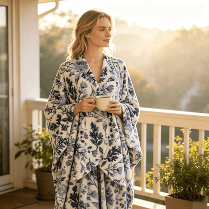 🛋️✨ Wearable Soft Blanket – Cozy Hooded Wrap for Warmth, Comfort & Home Relaxation(📦Buy 2 Free Shipping)