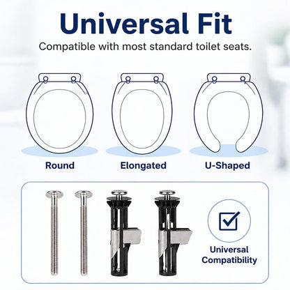 🔥Last Day 50% OFF🔥Heavy Duty Toilet Seat Fastener Bolt Kit (A Set of 2 Pcs)