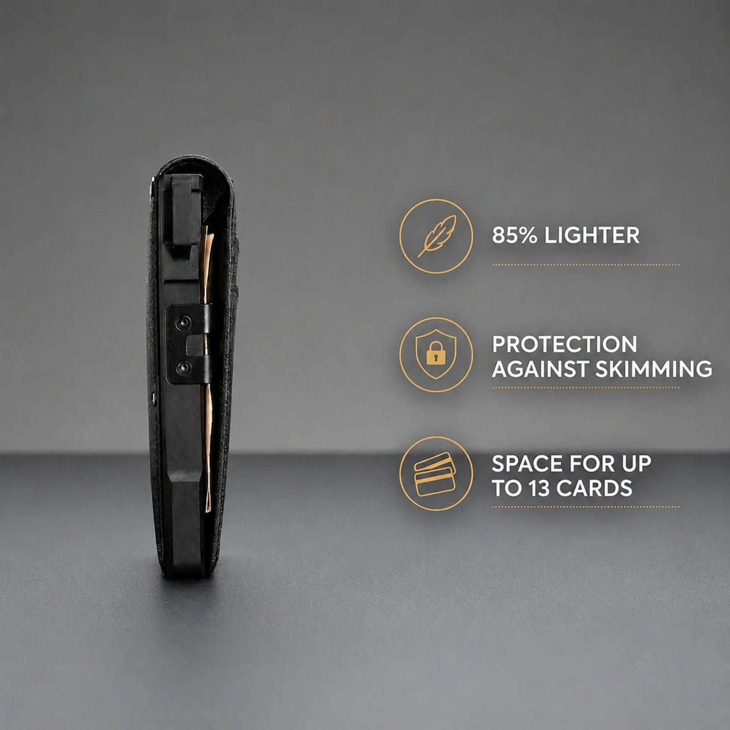Exnercy MagVault® Minimalist Wallet - Maximum Capacity. Minimal Footprint.