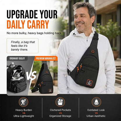 Waterproof Multi-pocket Crossbody Sling Bag