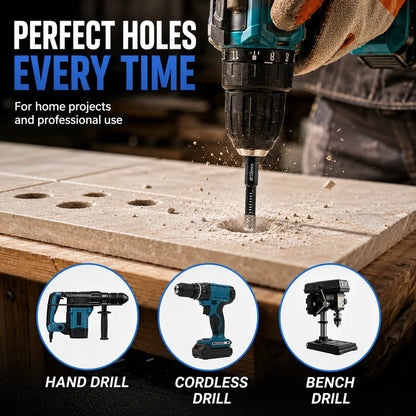 🔥LAST DAY SALE 49% OFF-6 Pcs Diamond Drill Bits Set, 1/4 5/6 3/8 1/2 Inch Brazed Diamond Drill Bits for Precision Drilling in Tile Ceramic Glass Granite Marble Masonry