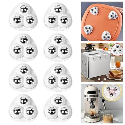 Move Sofas, Fridges & Almirahs Effortlessly - Heavy Duty 360° Rotating Furniture Mover Wheels