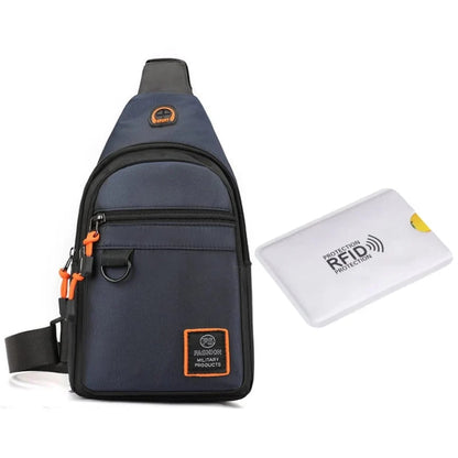 Waterproof Multi-pocket Crossbody Sling Bag