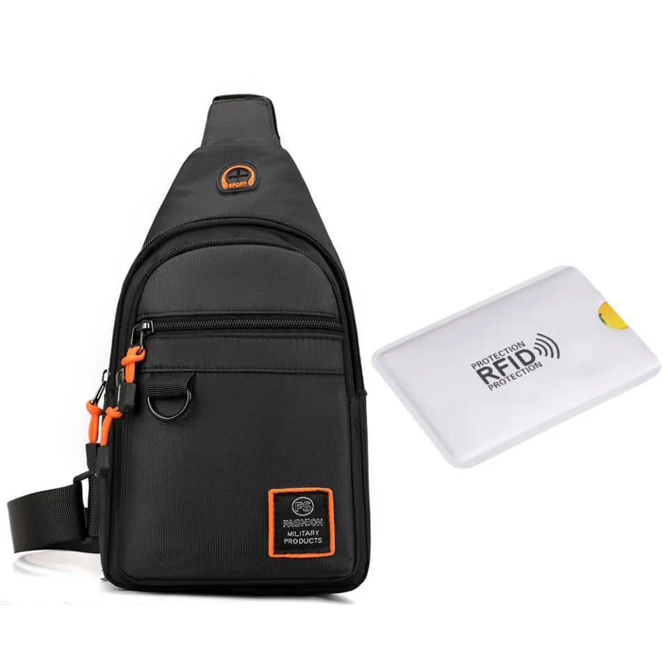 Waterproof Multi-pocket Crossbody Sling Bag