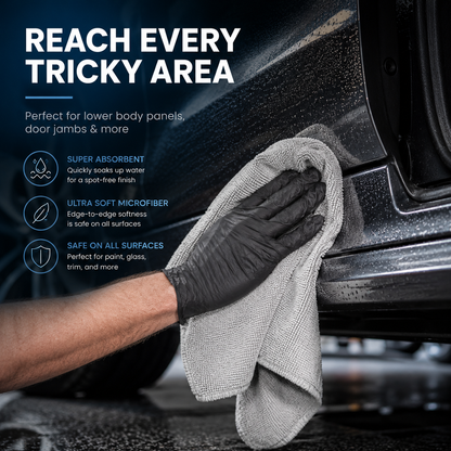 Ultra Absorbent Microfiber Drying Towels – Scratch-Free Car Detailing Cloth for Paint, Glass & Trim
