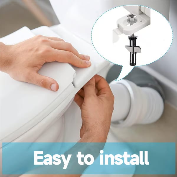 🔥Last Day 50% OFF🔥Heavy Duty Toilet Seat Fastener Bolt Kit (A Set of 2 Pcs)