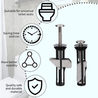 🔥Last Day 50% OFF🔥Heavy Duty Toilet Seat Fastener Bolt Kit (A Set of 2 Pcs)