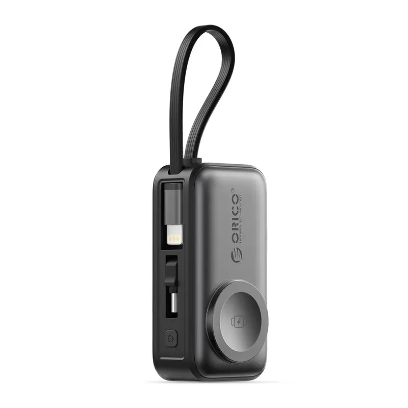 3-in-1 Folding Chargeable Portable Power Bank