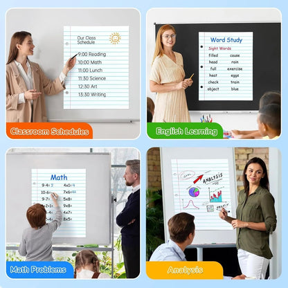 📝 Giant Magnetic Dry Erase Drawing Pad – Large Reusable Whiteboard for Classroom, Homeschool & Creative Learning Activities