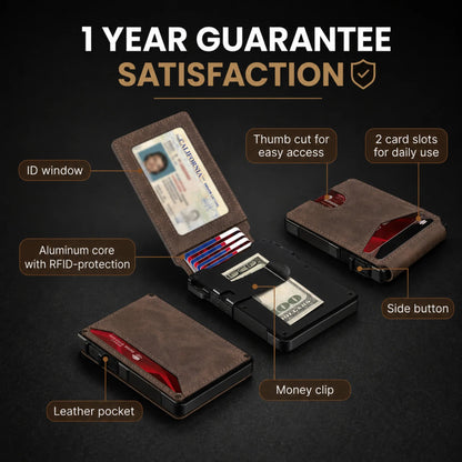 Exnercy MagVault® Minimalist Wallet - Maximum Capacity. Minimal Footprint.