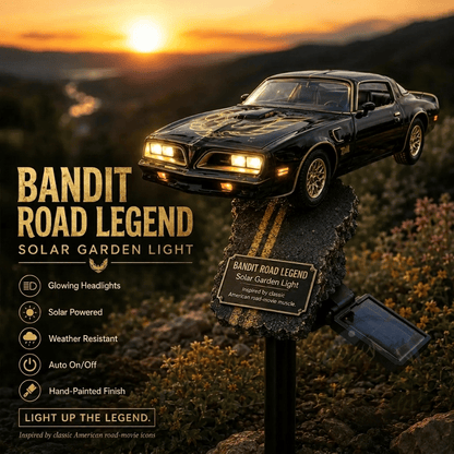 🏎️Bandit Road Legend Muscle Car Solar Garden Light