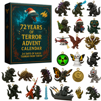 Godzilla Kaiju Advent Calendar, 24‑Day Christmas Countdown Calendar